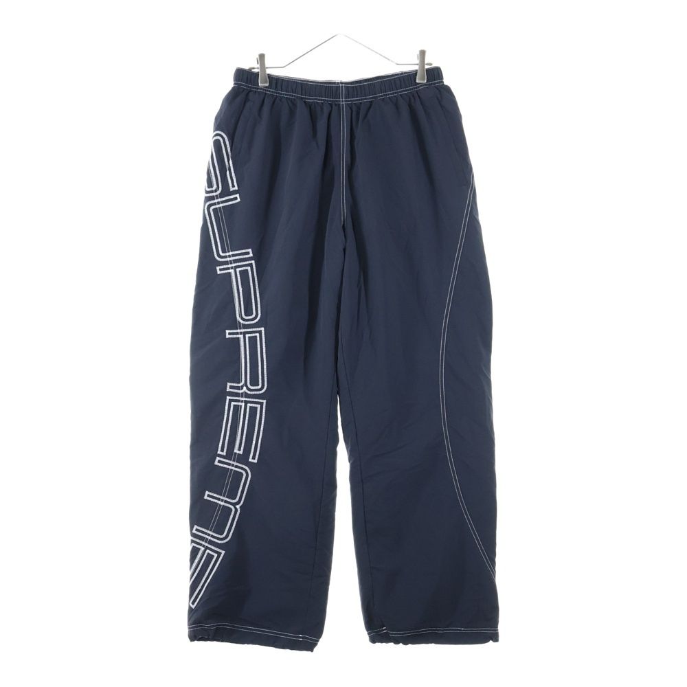SUPREME シュプリーム 25SS Spellout Embroidered Track Pant スペルアウト ロゴエンブロイダード イージー トラックパンツ ブラック