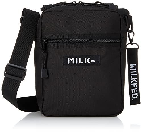 ブラック ミルクフェド バッグ RECTANGLE SHOULDER BAG レディース BLACK