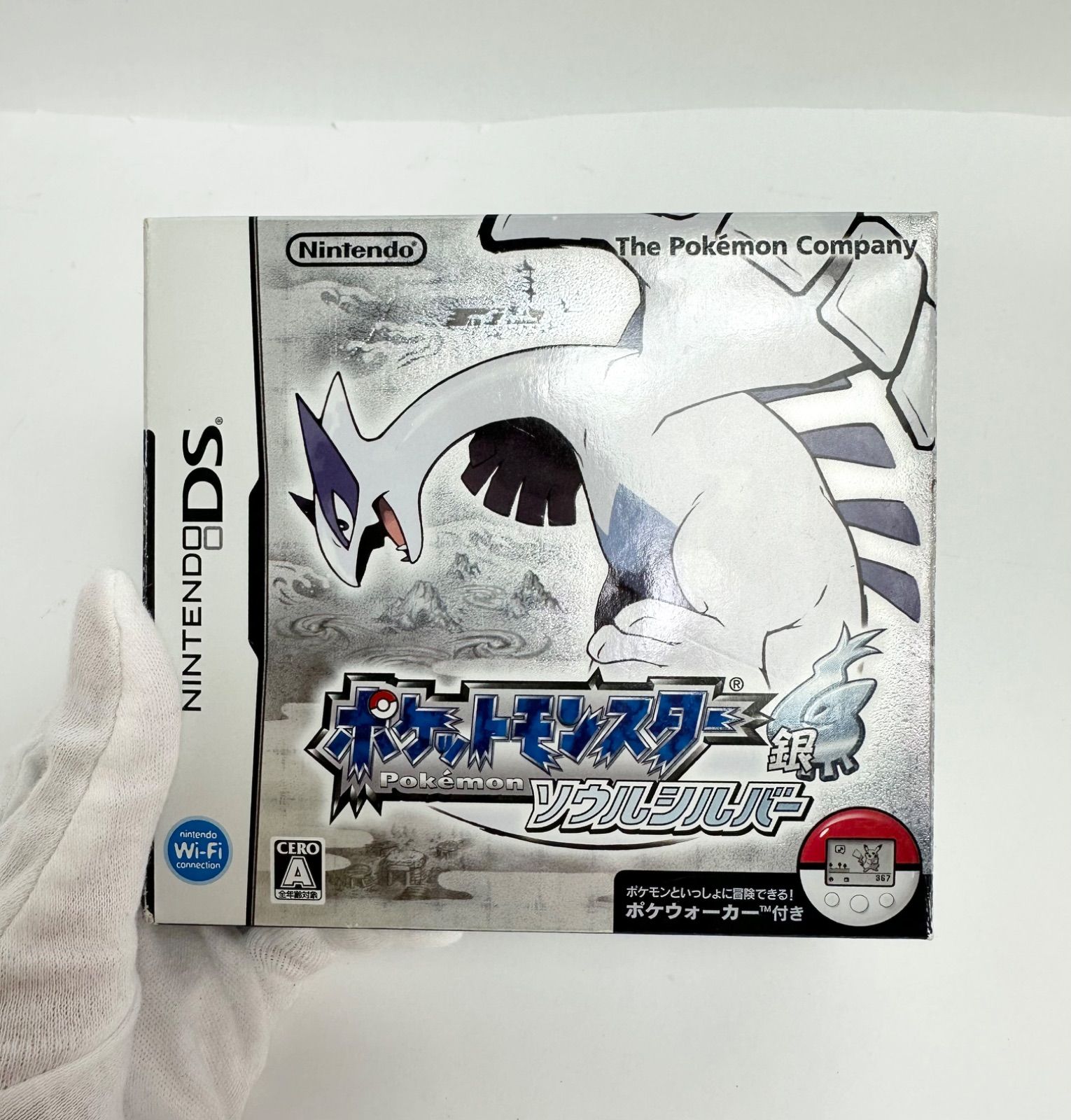 【中古品】ポケットモンスター ソウルシルバー ポケットウォーカー付き ポケモン DSソフト 箱付き