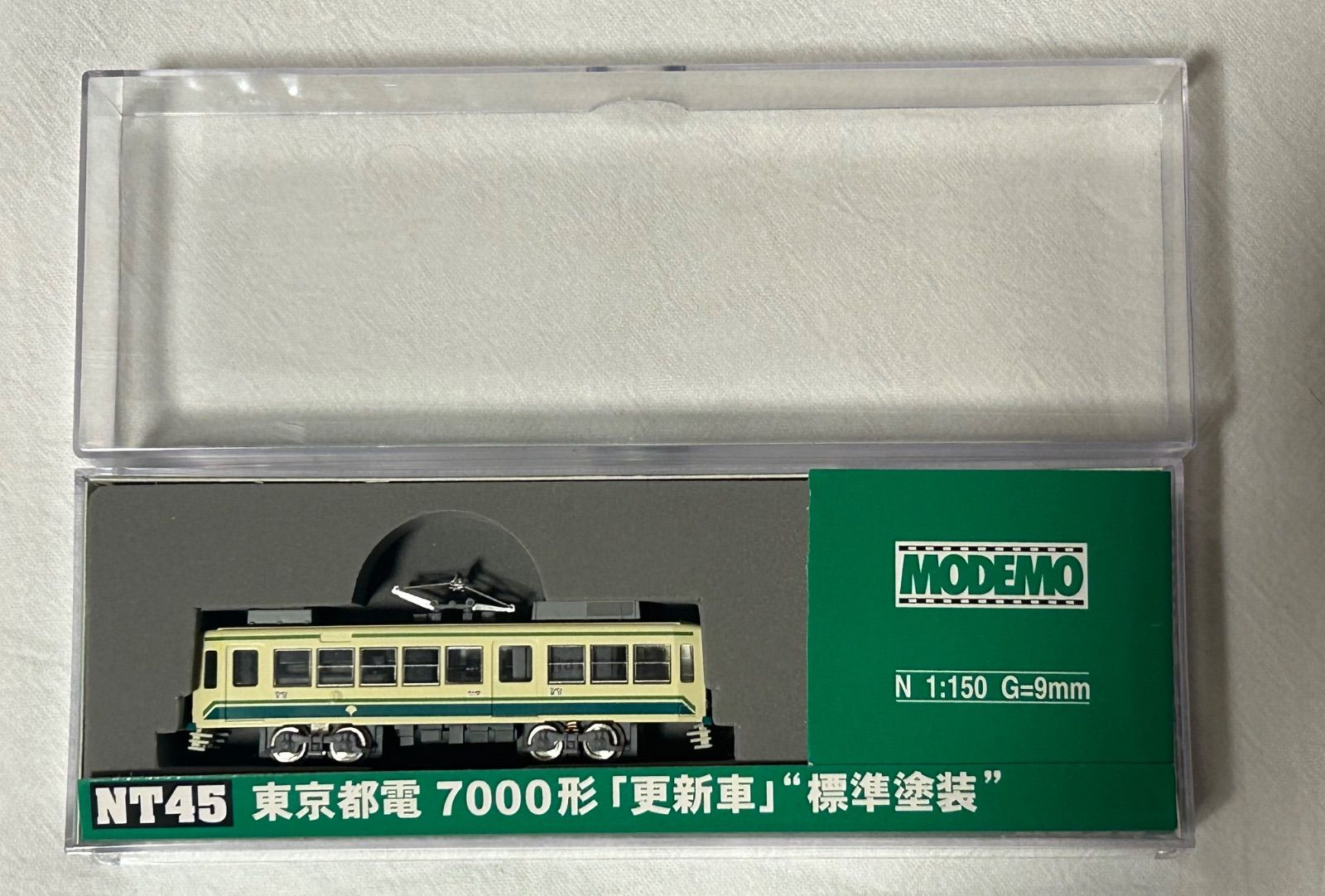 MODEMO　東京都電 7000形 『更新車』 ”標準塗装”　【NT45】 NT45 東京都電 7000形「更新車」“標準塗装” MODEMO Nゲージ 鉄道