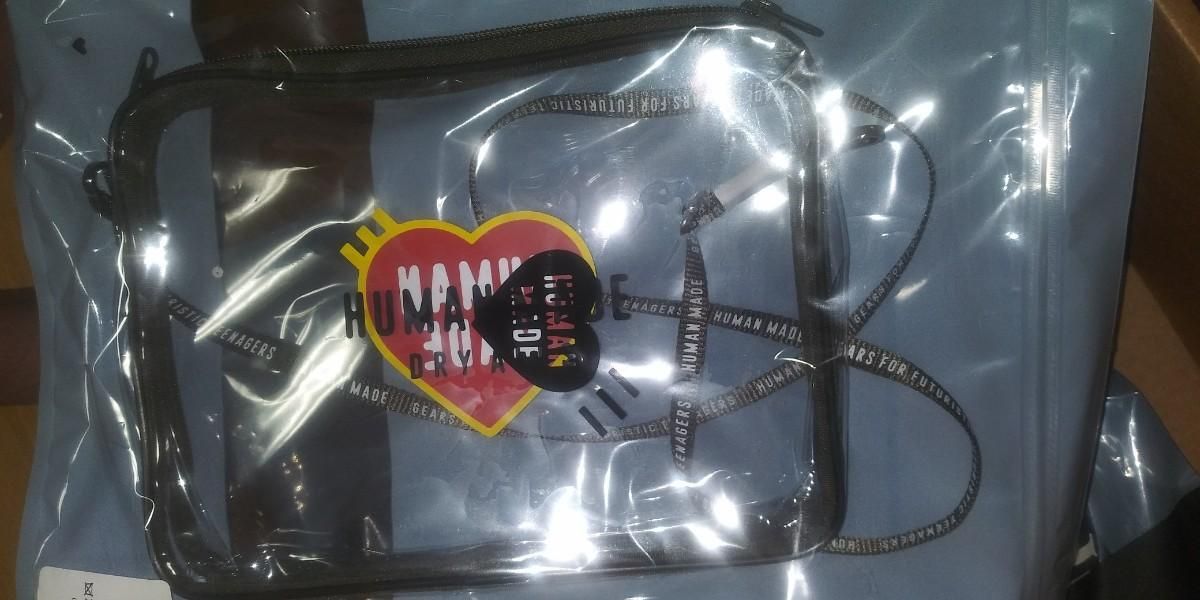 【雷市場（ポンジャン）商品韓国直送】HUMAN MADE(ヒューマンメイド) pvc バッグ ラージ