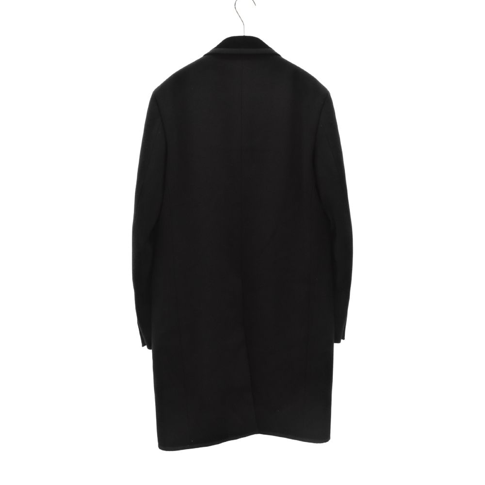 GUCCI (グッチ) DIY カラーベロア切替チェスターコート ブラック