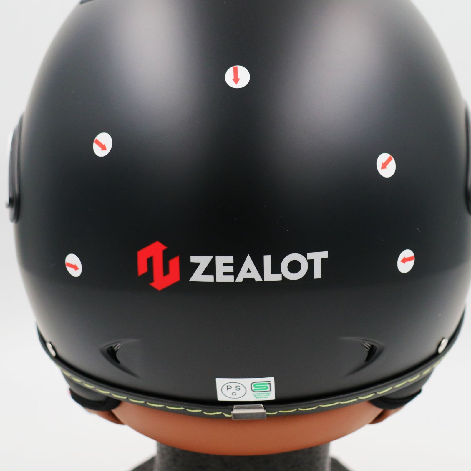 【新品未使用】マットブラック ジェットヘルメット シールド付き ZEALOT ZEALOT ジルライド2 インナーシールドジェット MATT BLACK M