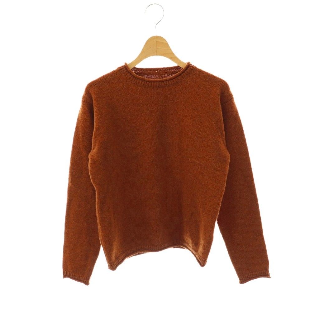 MHL.エムエイチエル マーガレットハウエル ウールニットセーター ブラウン系M マーガレットハウエル MHL. ウールニット セーター 2 オレンジ