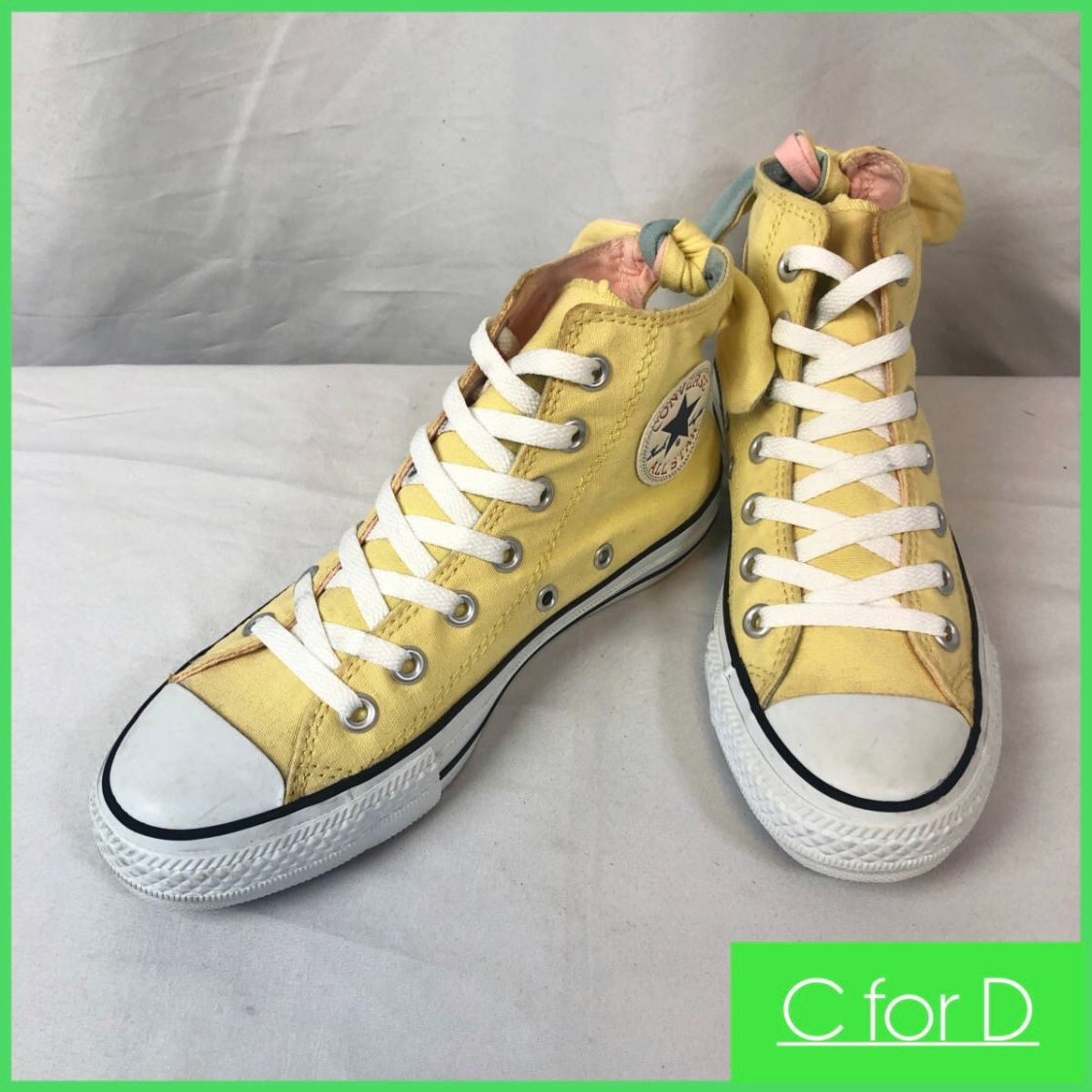 即決☆CONVERSE☆23.5cm ハイカットスニーカー コンバース