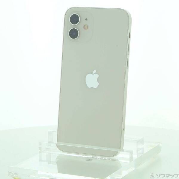 中古品〕 iPhone12 64GB ホワイト MGHP3J／A SIMフリー【262