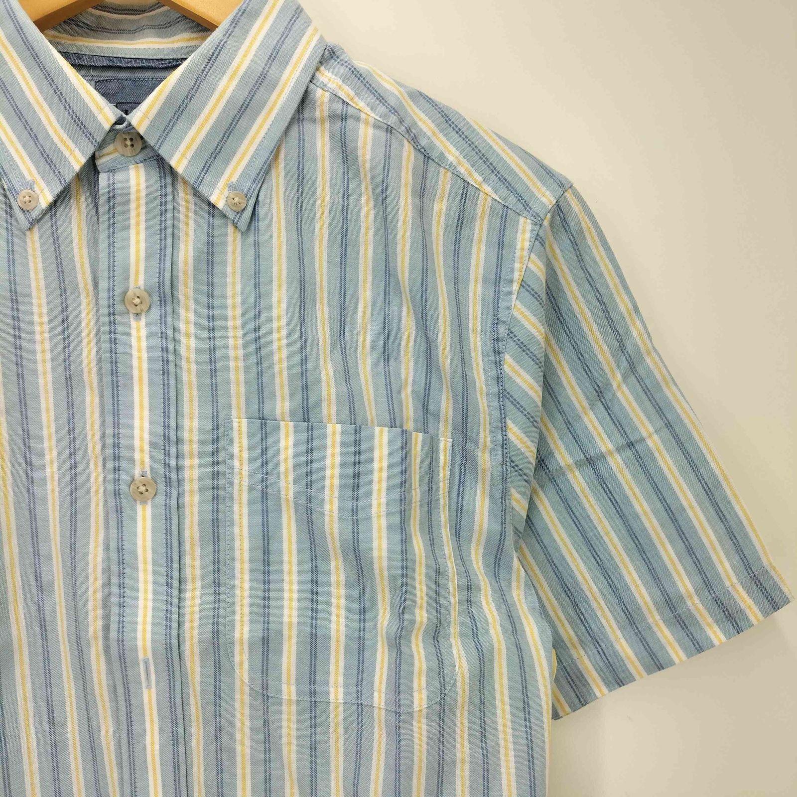 エルエルビーン L.L.Bean マルチストライプ ボタンダウン S/S シャツ 