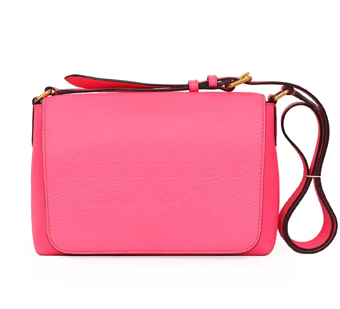 ブランド BURBERRY ネオン ピンク メッセンジャーバッグ 4065881