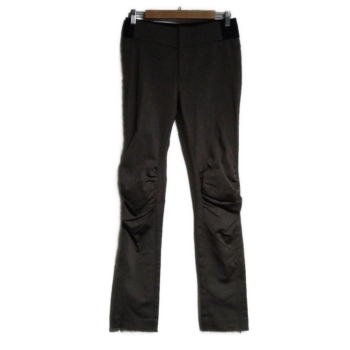 DKNY ダナキャラン パンツ サイズ4 XL レディース - カーキ フルレングス|ウエストゴム
