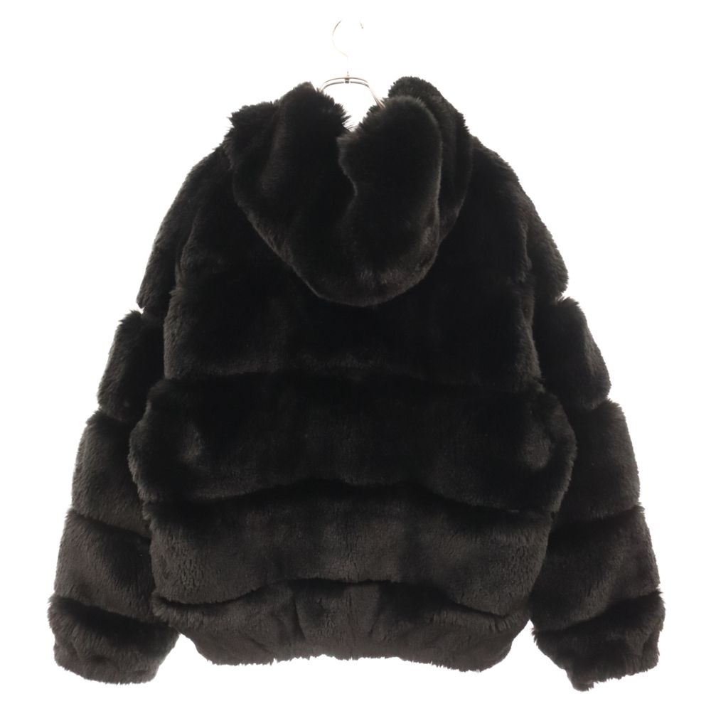 SUPREME (シュプリーム) 21AW×WTAPS Faux Fur Hooded Jacket ダブルタップス フェイクファーフーデッドジャケット  ブラック - メルカリ