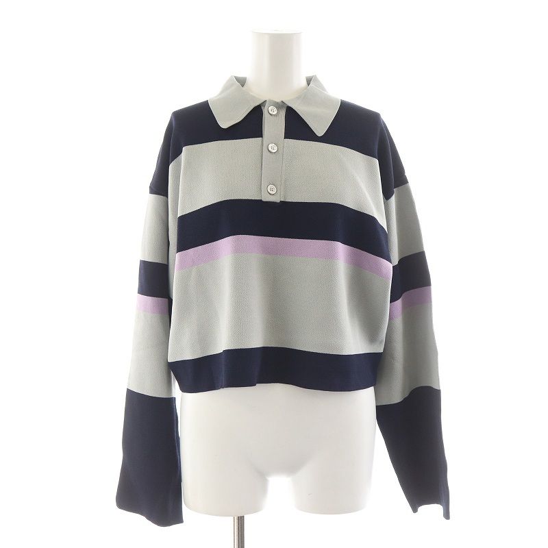 ナウンレス NOUNLESS 24SS Mini Rugger Knit Shirts ミニラガー