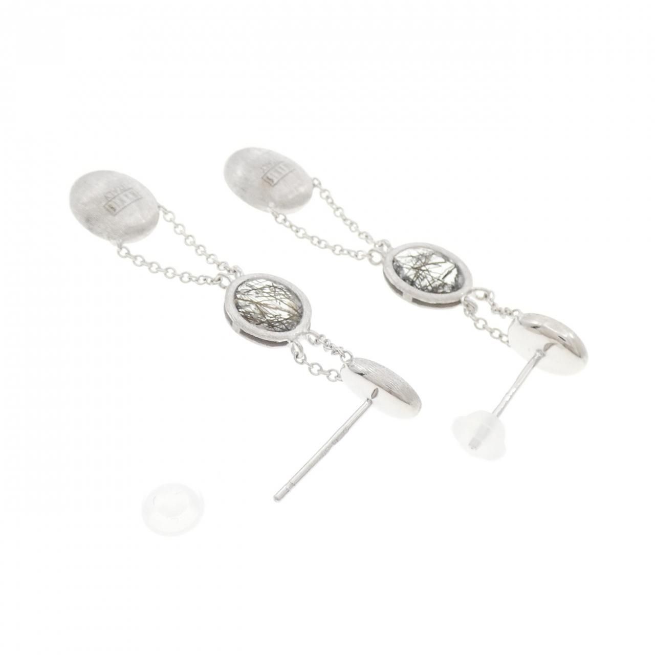 ナニス トルマリンインクォーツ ピアス FORTGASGNV_COM_BR