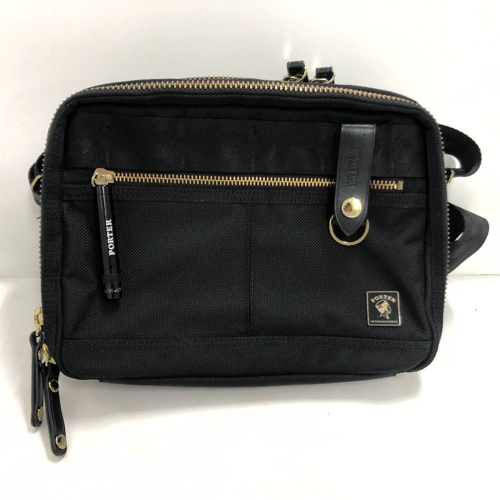 02w19217 ポーター PORTER ブラック メンズ ショルダーバッグ 品