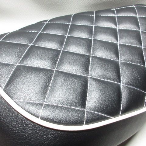 □【DIO ディオ AF34 AF35 SR ZX】張替え済♪ カスタムシート 黒