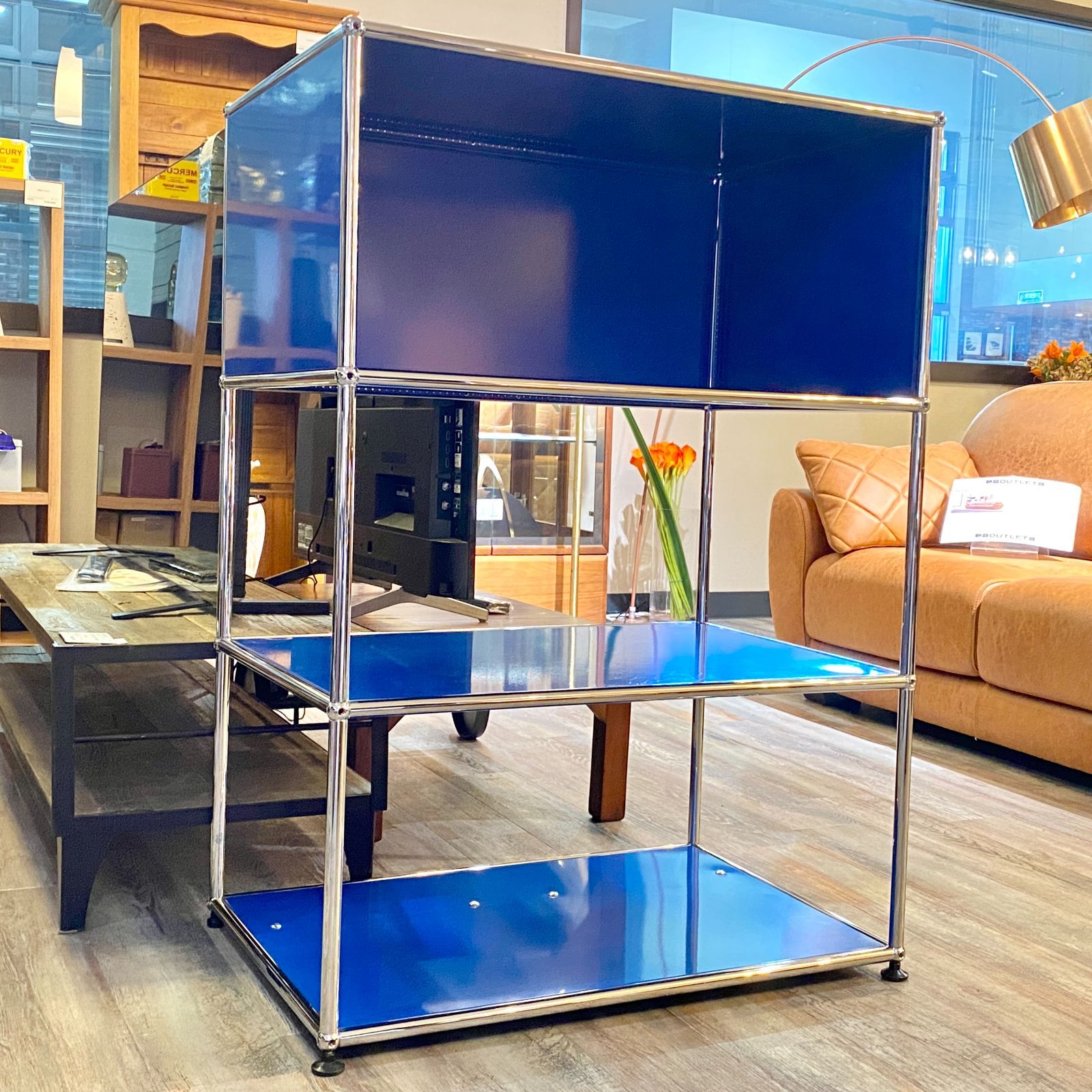 D-11028 USM ハラー システム キャビネット オープンシェルフ 1列3段