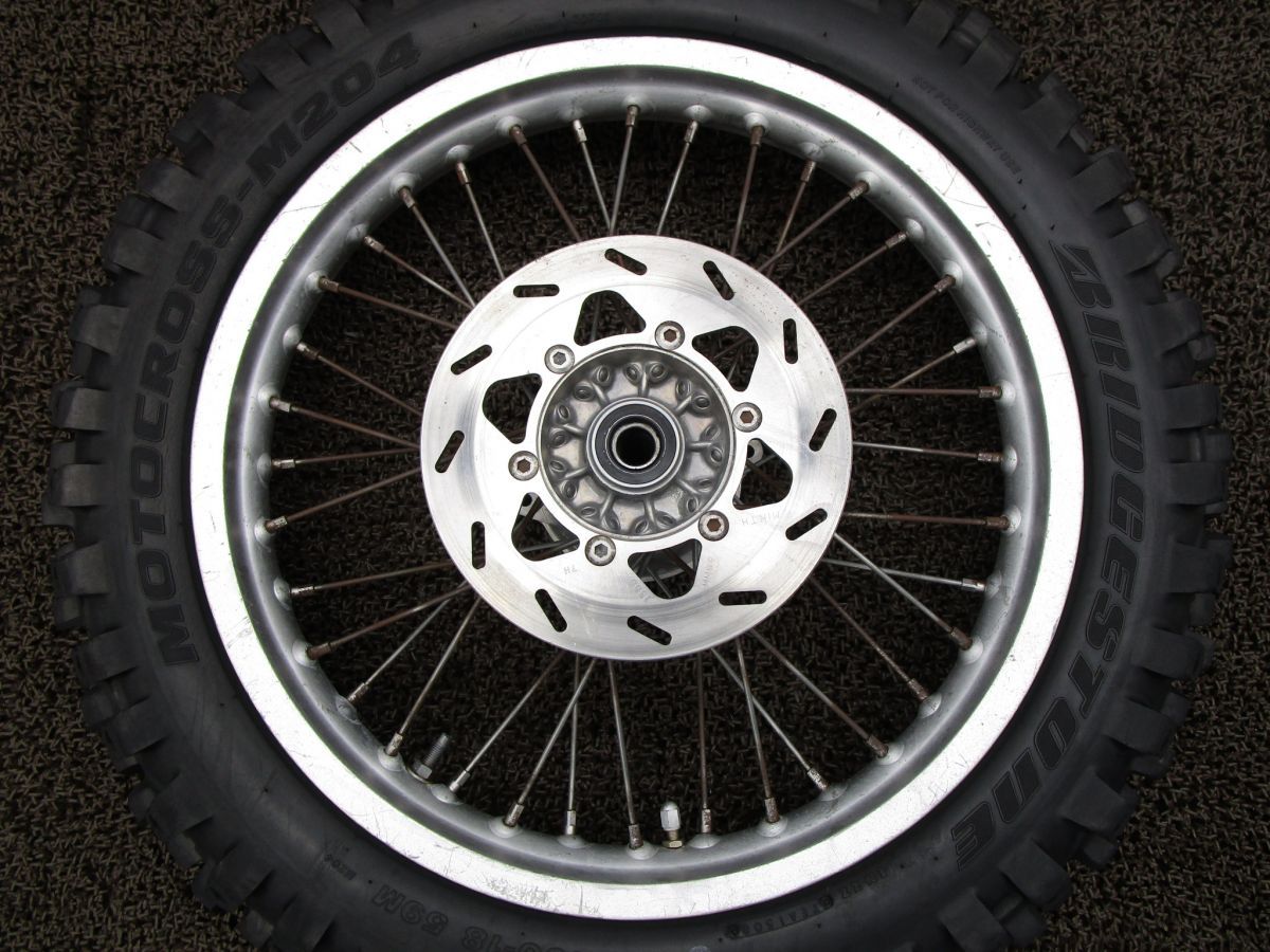 KDX220SR タカサゴ リアホイール ディスク □A6838 DX220B カワサキ キャブ車