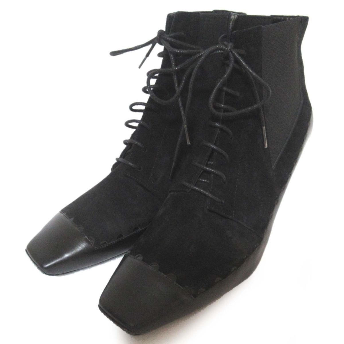 美品 ROGER VIVIER ロジェヴィヴィエ スエード レザー レース 美品 ROGER VIVIER ロジェヴィヴィエ スエード レザー レース