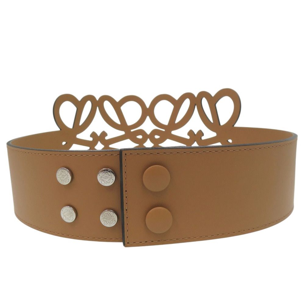 新品同様 ロエベ アナグラム Anagram ウエストベルト カットアウト  