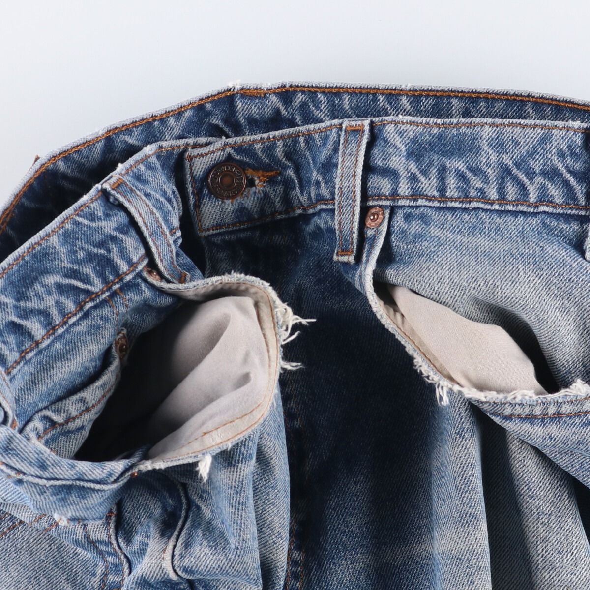 テーパードデニムパンツ メンズw36相当