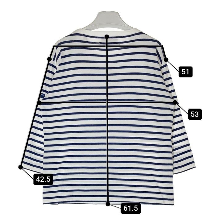 ジュンヤワタナベコムデギャルソン　ボーダー柄トップス 中古・古着通販】JUNYA WATANABE COMME des GARCONS (ジュンヤ