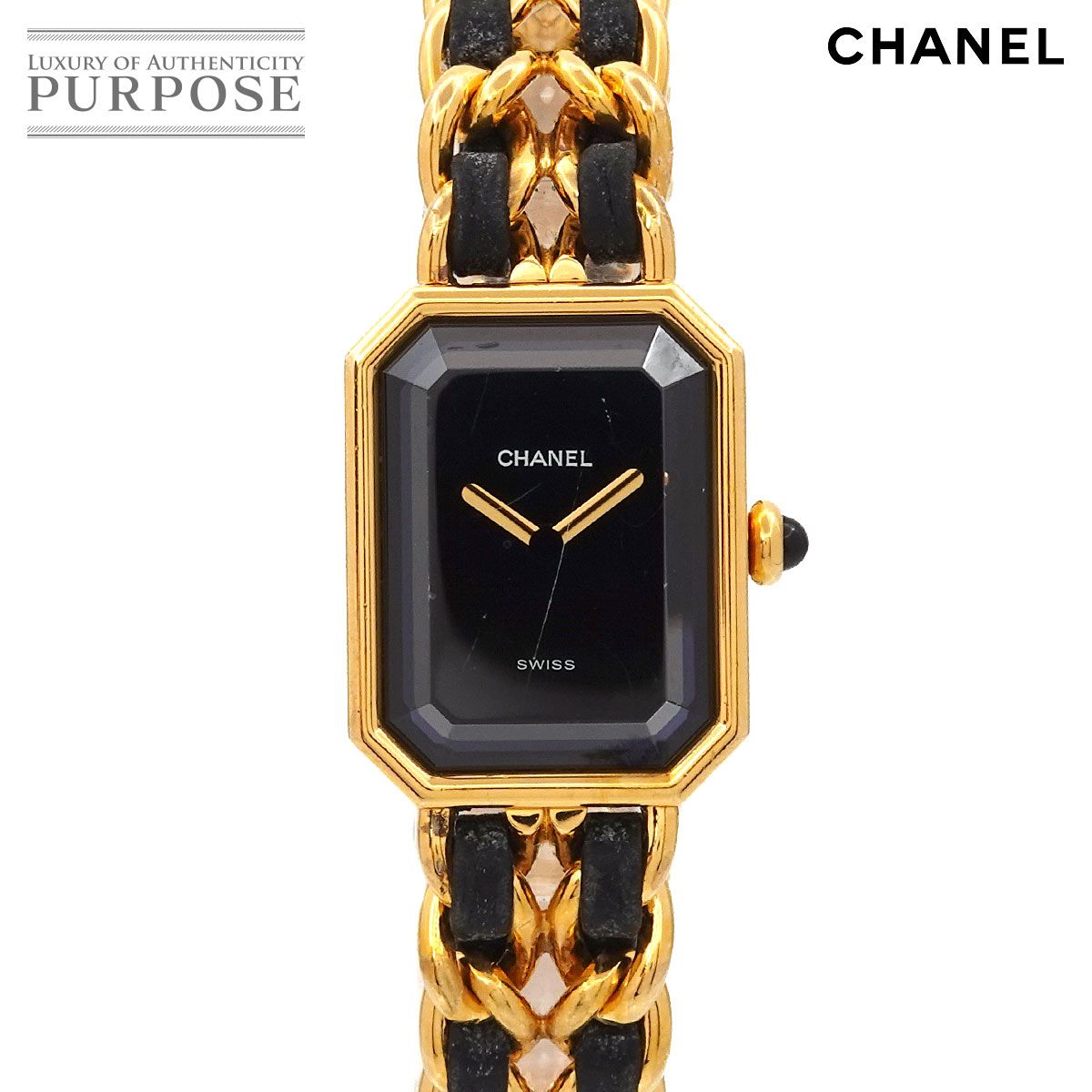 シャネル CHANEL プルミエール Lサイズ ヴィンテージ 腕時計 中古】CHANEL PREMIERE LARGE SIZE シャネル プルミエール L