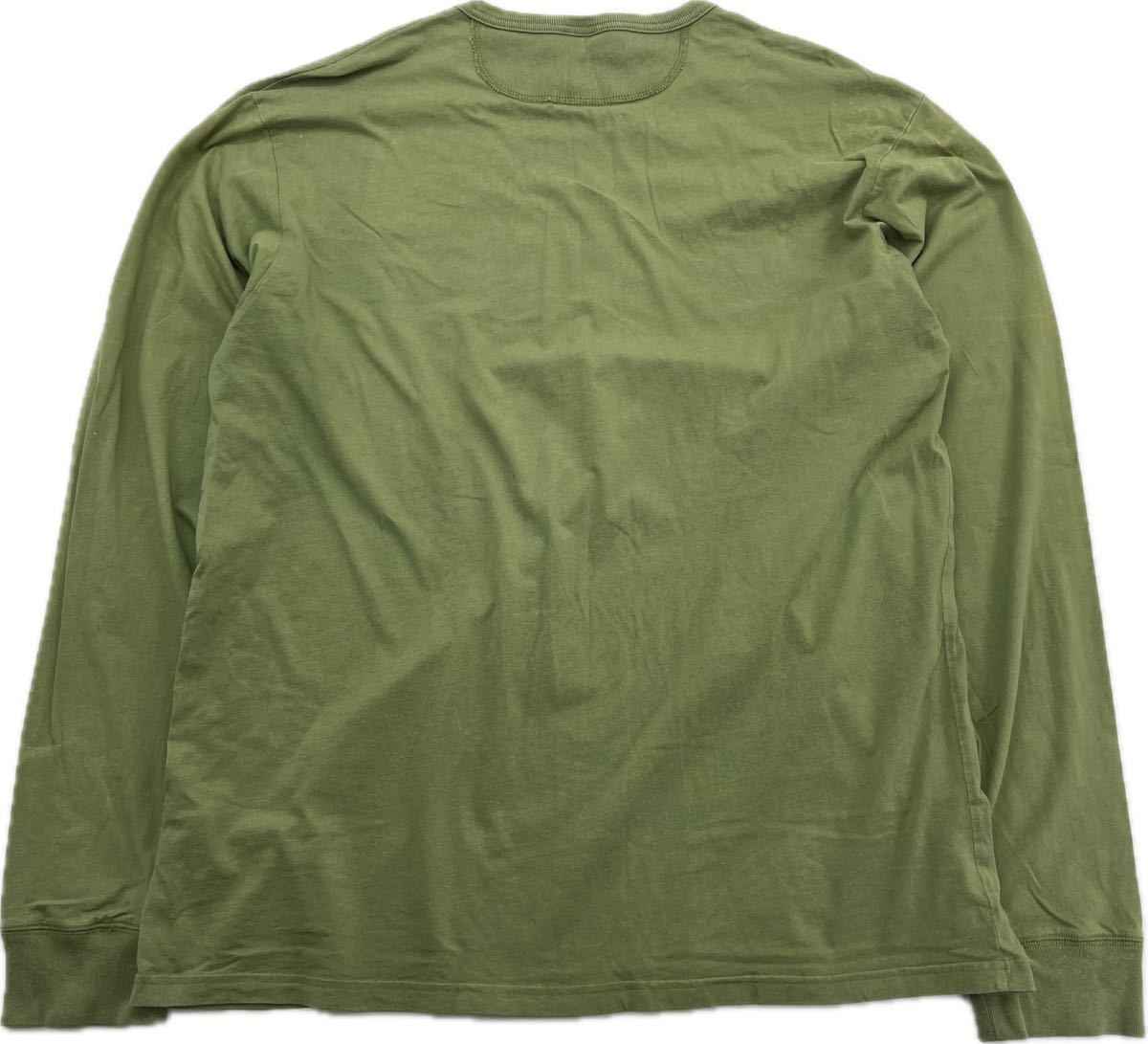 DIESEL ☆ デザインライン◎ ロンT 長袖 カットソー Tシャツ 緑