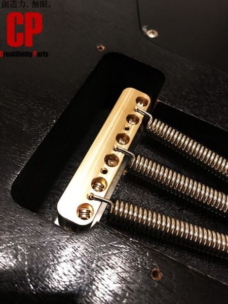 ブラス製 Modern トレモロブロック 10.5mm用 GOTOH NS510TS-FE1等と