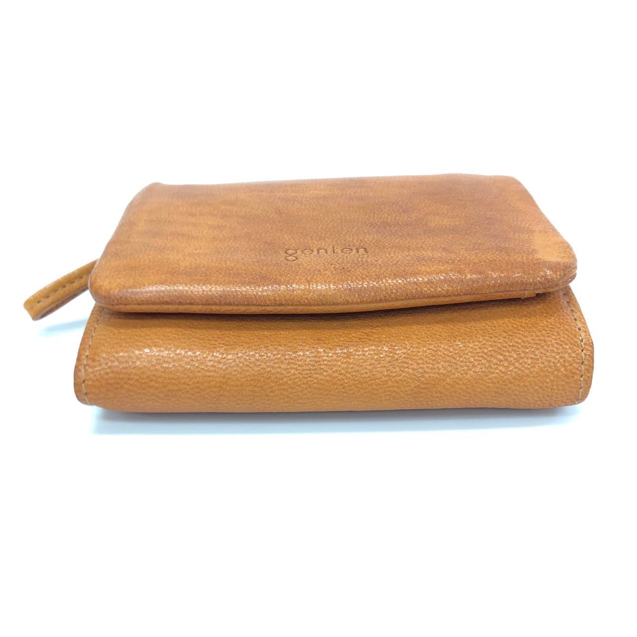 ゲンテン　genten 二つ折り財布 キャメル　山羊革 楽天市場】【ゲンテン公式】 genten 44352 (43263) ゲンテン ゴート