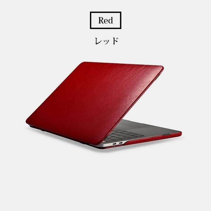 【正規品】iCARER MacBook Pro 16インチ 2019年用 ハンドメイド マイクロファイバー レザー ケース 上下カバー スリム (ブラック、レッド、カーキ、パープル)４カラ―選択