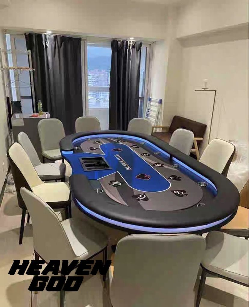 送料無料】ポーカーテーブル 折りたたみテーブル 折りたたみ脚 チップ