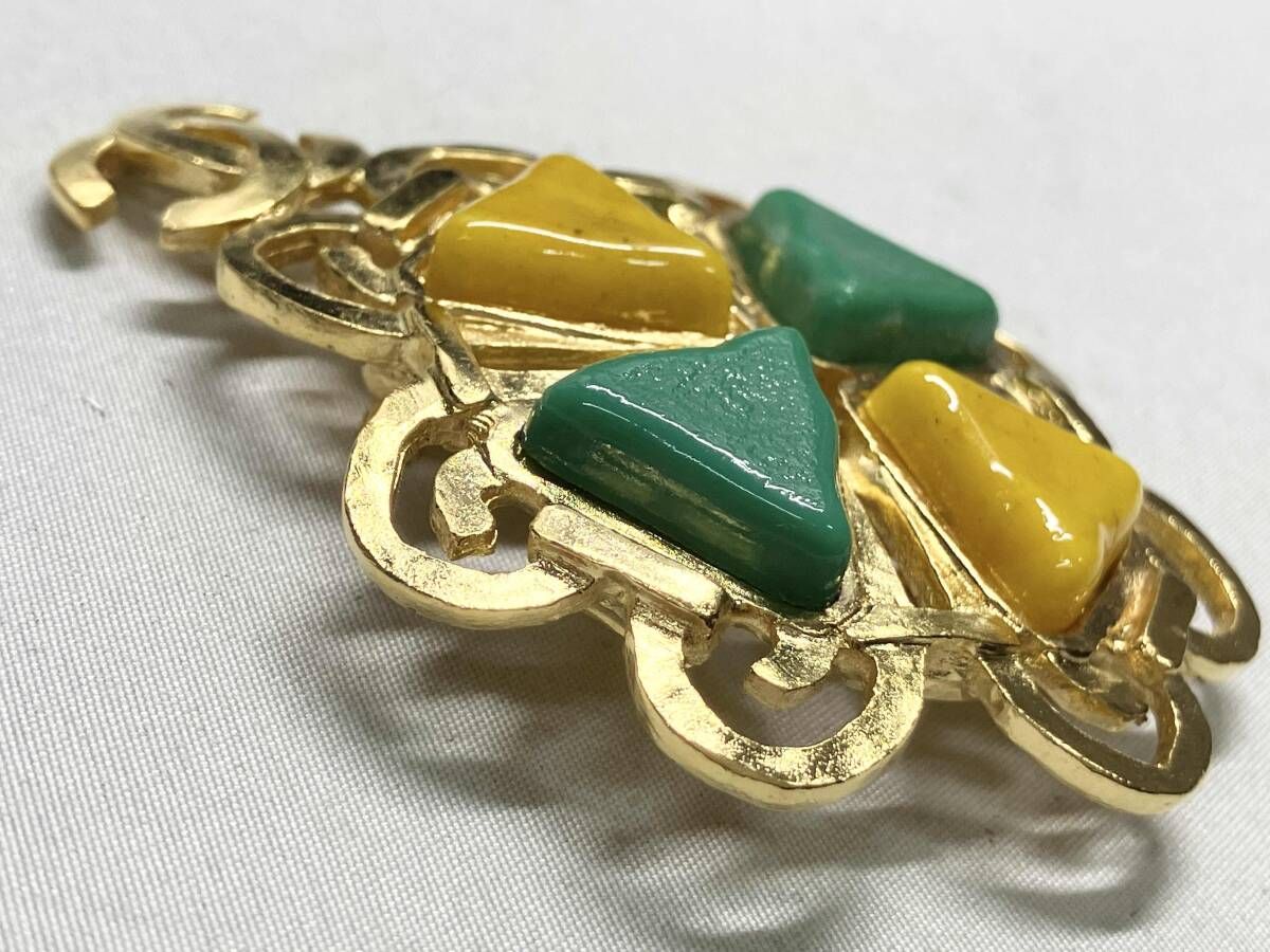 シャネル CHANEL ブローチ 26.4g H6.0×W4.9cm 95P ヴィンテージ