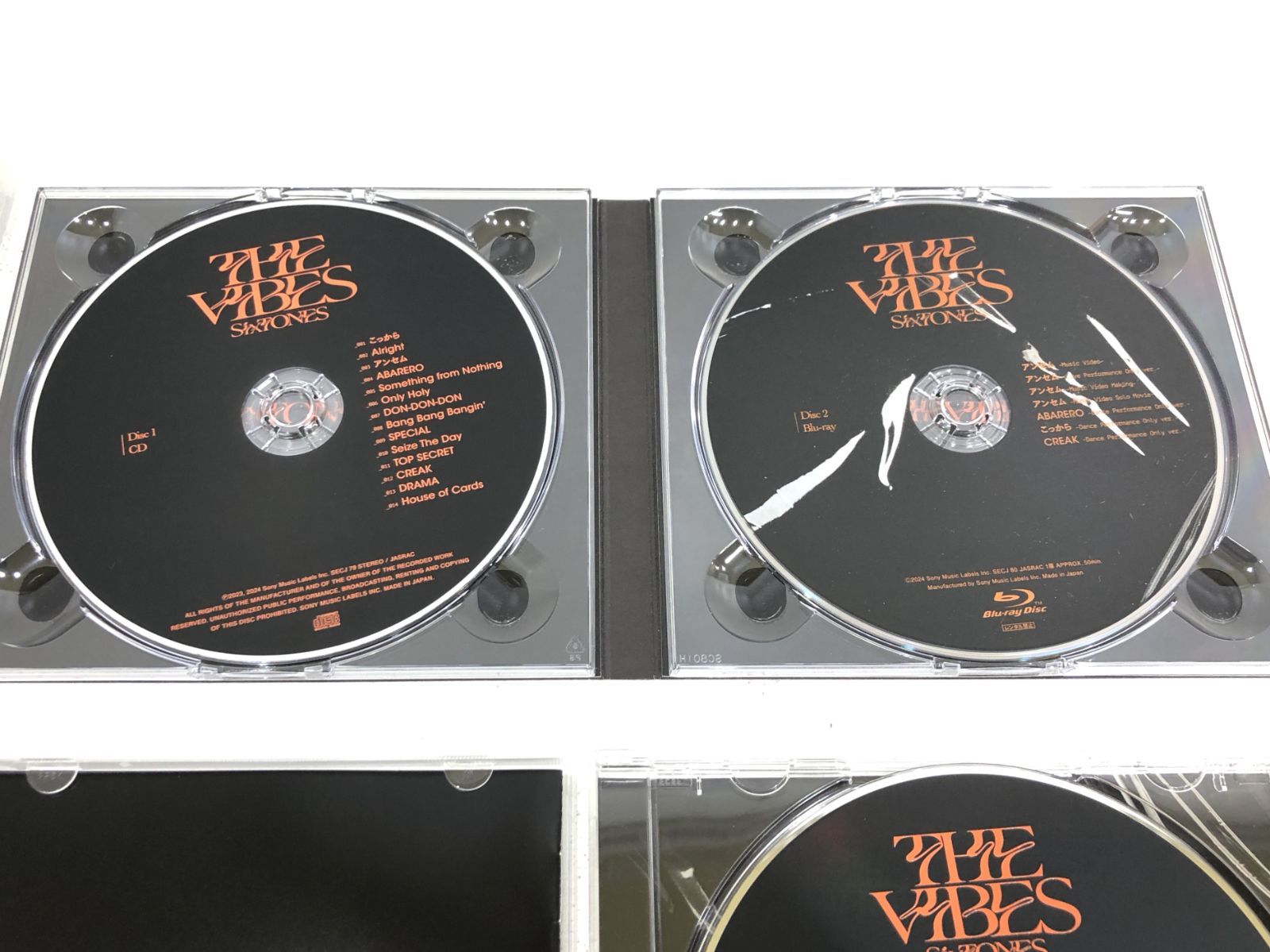 小牧店】SixTONES アルバム 三形態セットで (CD＋Blu-ray)【T327-1007