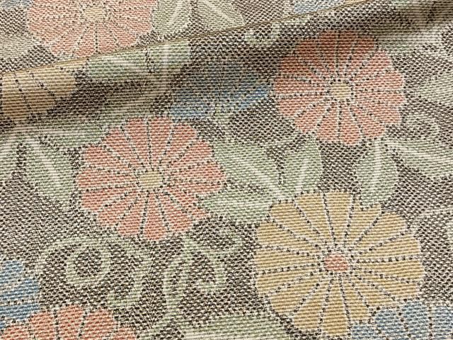 平和屋着物□上質な紬 花唐草文 正絹 逸品 CAAZ0439xi - メルカリ