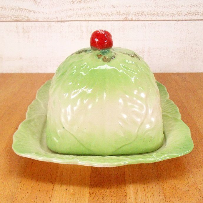  アンティーク 食器 バターディッシュ Arthur Wood アーサーウッド イギリス 1954 1968年頃 13 N 1481 バターケース 保存容器 ケース