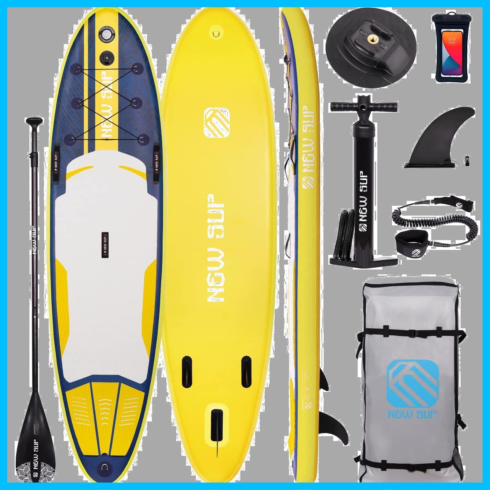 【人気商品】NEWSUP のための良い選択 ヨガ 釣り用 ツーリング サーフィン S22-TY 海と湖に適用 安定性 board paddle up 超軽stand 大人用及び子供用全レベル 320*81*15cm さっぷボード sapボード サーフボ
