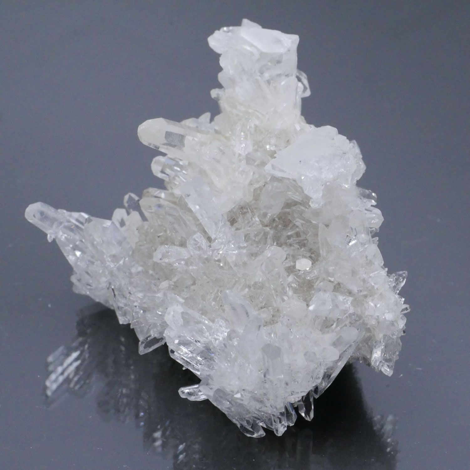 四川省産 菊花水晶 クラスター 1点物 約57g （Wターミネーター