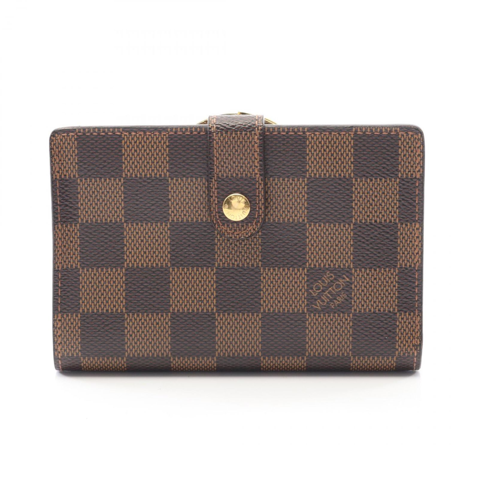ルイ ヴィトン LOUIS VUITTON 二つ折り財布 ポルトフォイユ ヴィエノワ N61674 PVCコーティングキャンバス ポルトフォイユ ヴィエノワ レディース Used B
