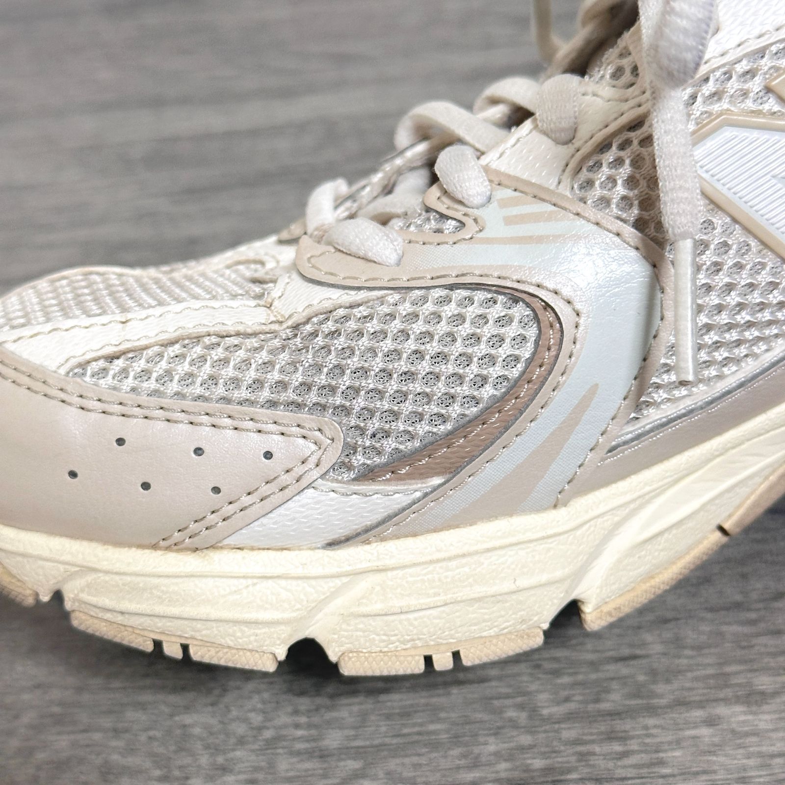 New Balance MR530AA シンセティックレザー×メッシュ スニーカー 24.5