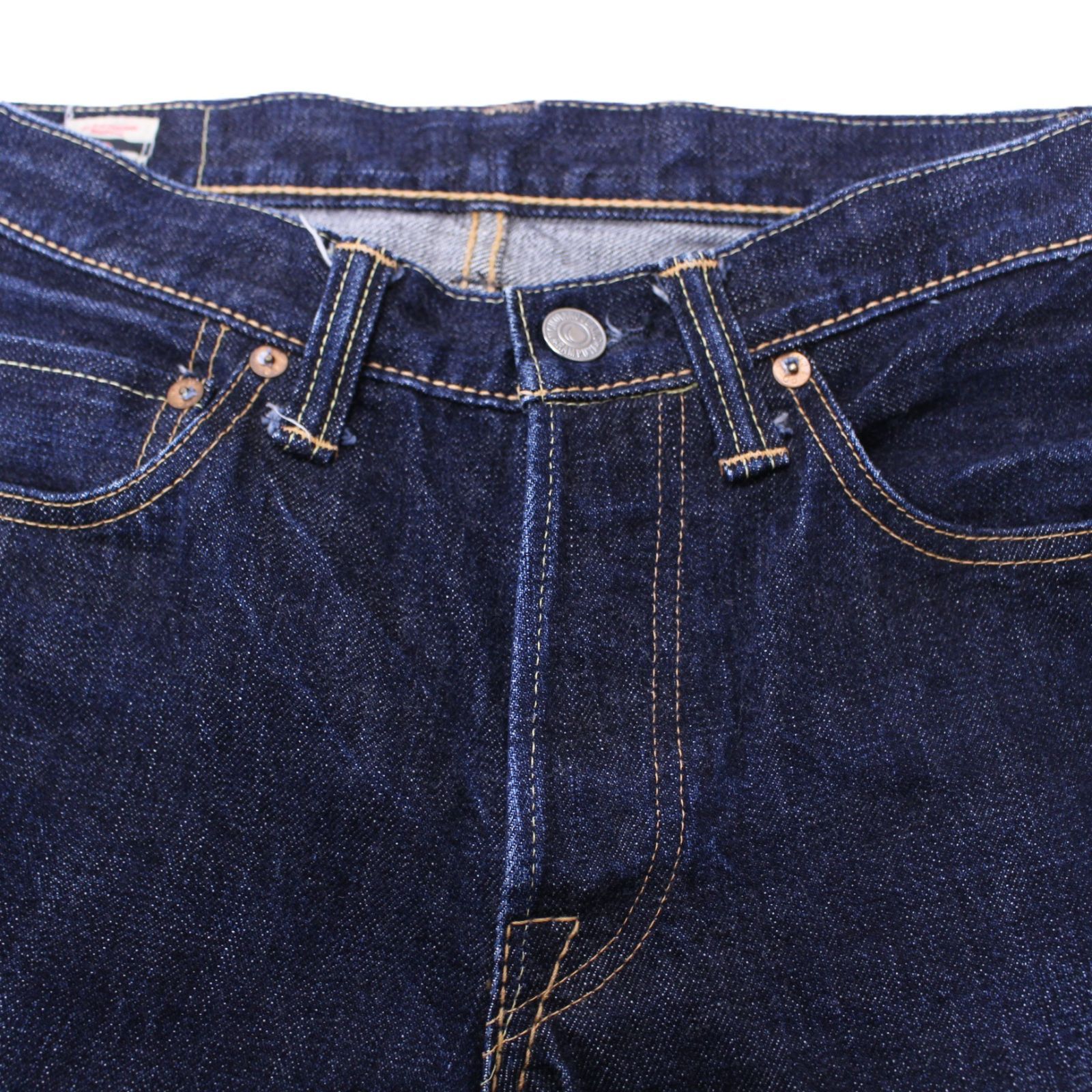 桃太郎ジーンズ 初期モデル W28 コットン IDG/インディゴ ※裾