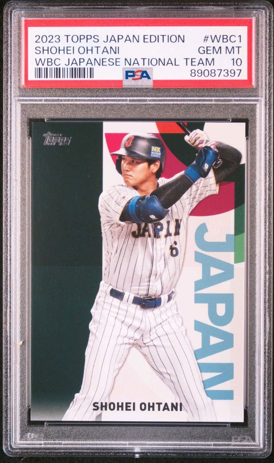 大谷翔平 2025 TOPPS BASEBALL JAPAN EDITION WBC JAPANESE NATIONAL TEAM SHOHEI OHTANI WBC1