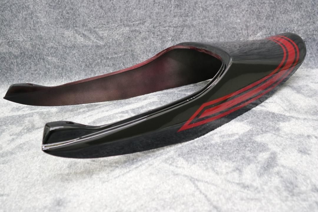 ゼファーΧ　Ｚ２テール　カウル　黒赤　/②ロング　火の玉 ゼファーΧ Z2テール カウル 黒 赤 /ロング 火の玉 - メルカリ