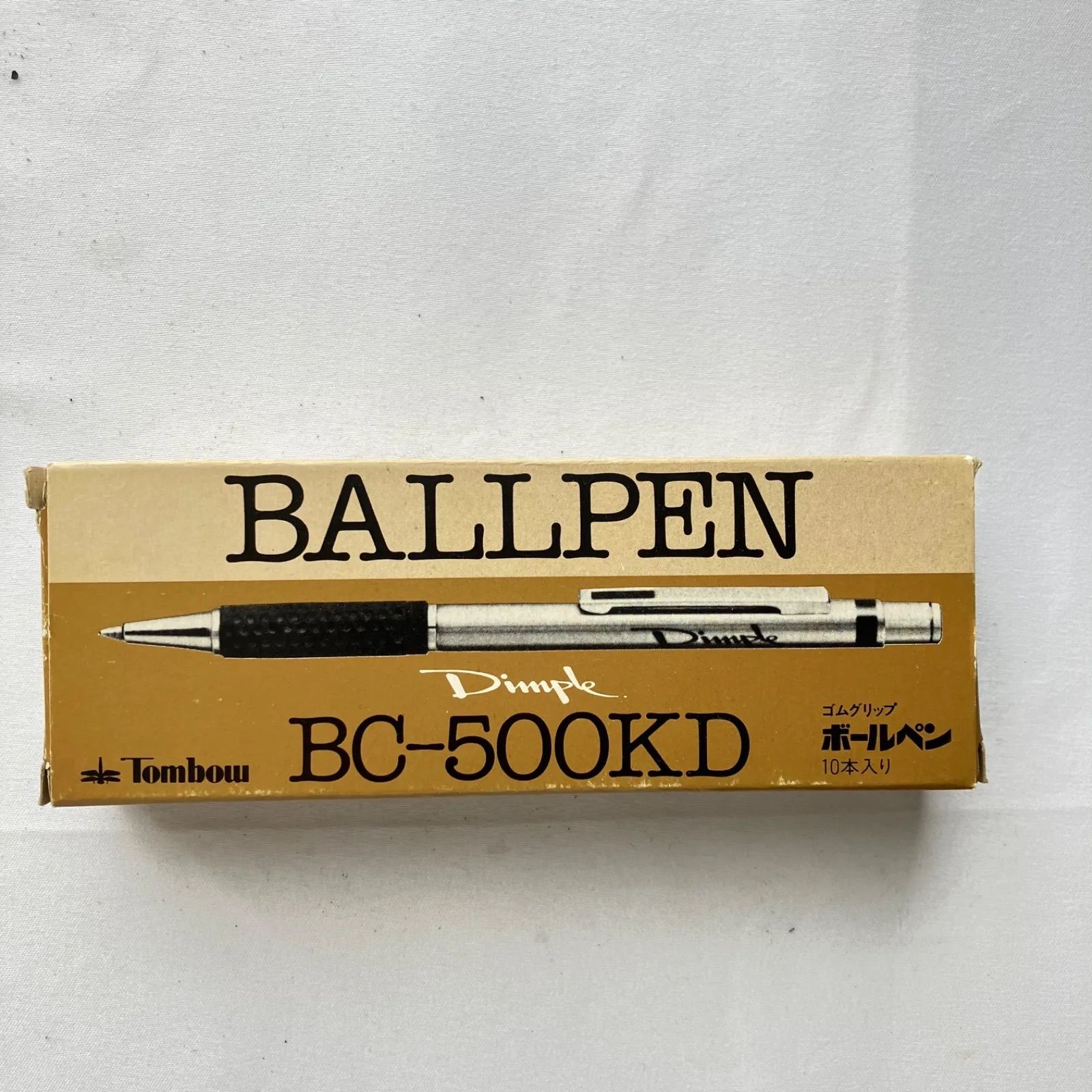 ♥ トンボ鉛筆 ボールペン Dimple BC-500KD レッド ヴィンテージ インク不明