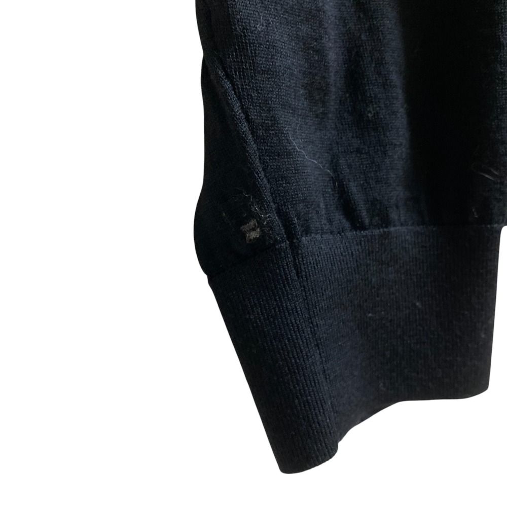 美品 23AW UMEDA ウメダニット SUPER HIGH GAUGE CREW NECK PULL OVER クルーネック カットソー セーター Mサイズ ブラック レディース 古着 中古 美品 23AW UMEDA ウメダニット SUPER HIGH GAUGE CREW NECK PULL