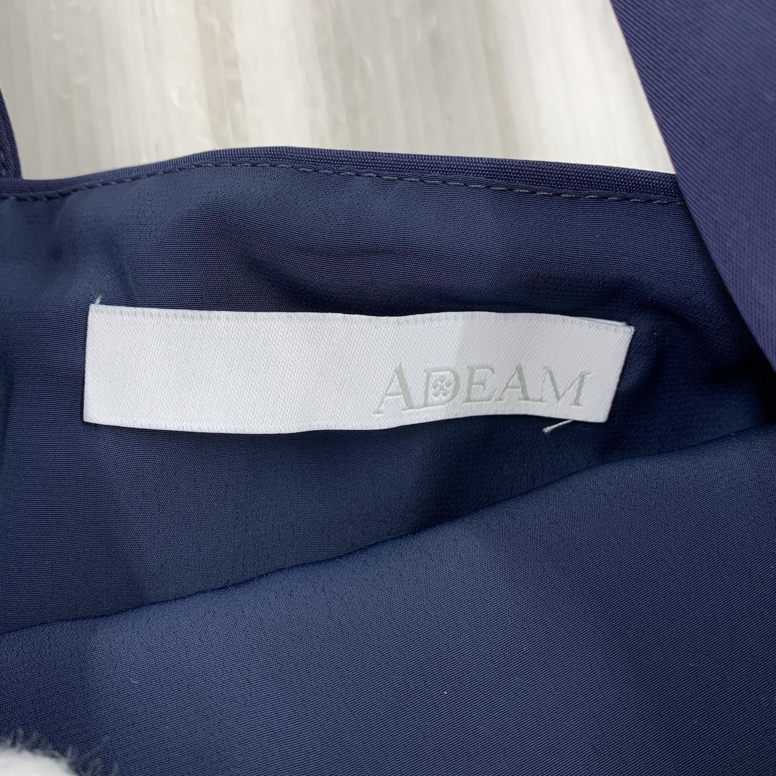 ADEAM ネイビー ノースリーブ ワンピース 楽天市場】adeam ワンピース（カラーネイビー）（レディース