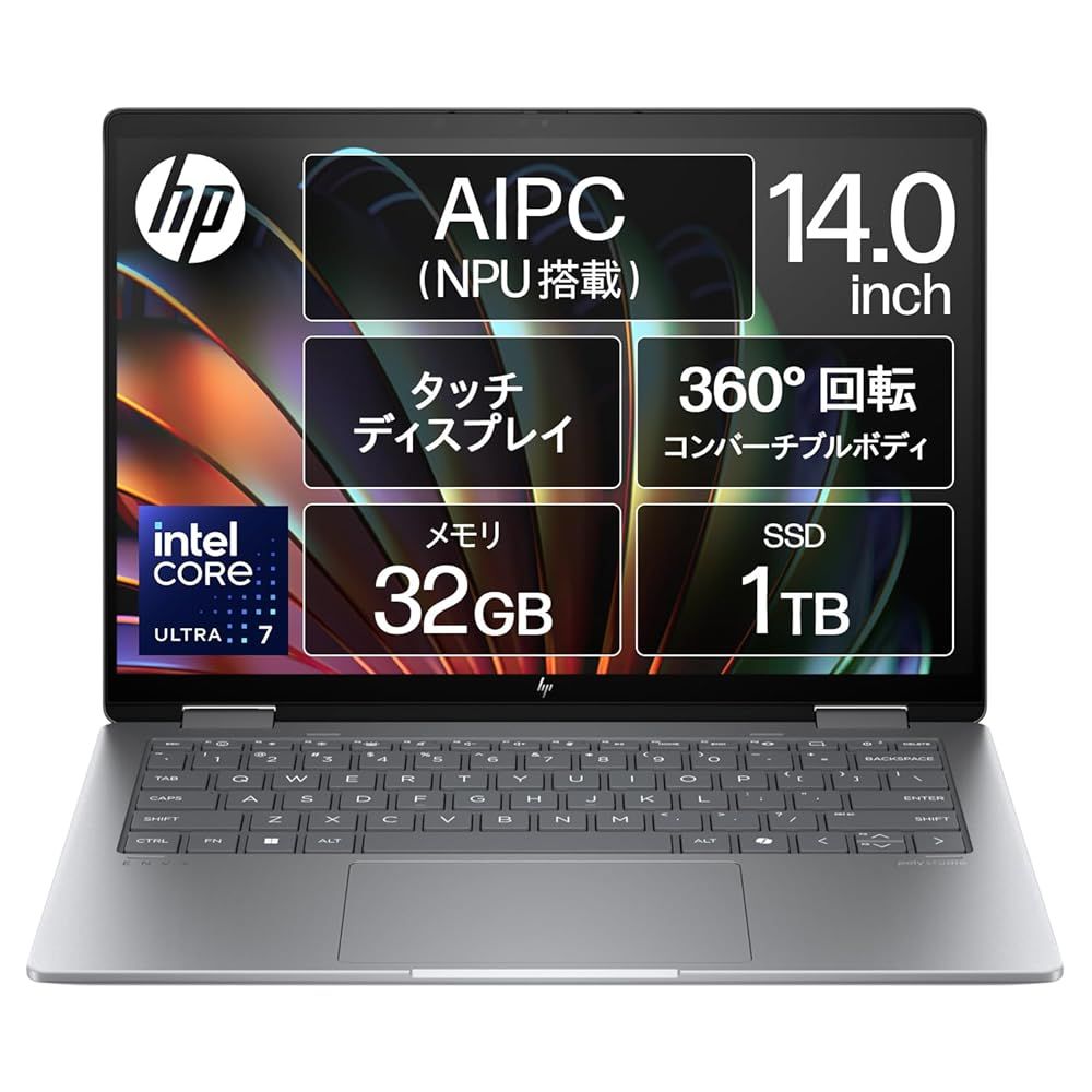 新 HP Envy x360 14-fc Ultra 7/32GB/1TB/14 新 HP Envy x360 14-fc Ultra 7/32GB/1TB/14