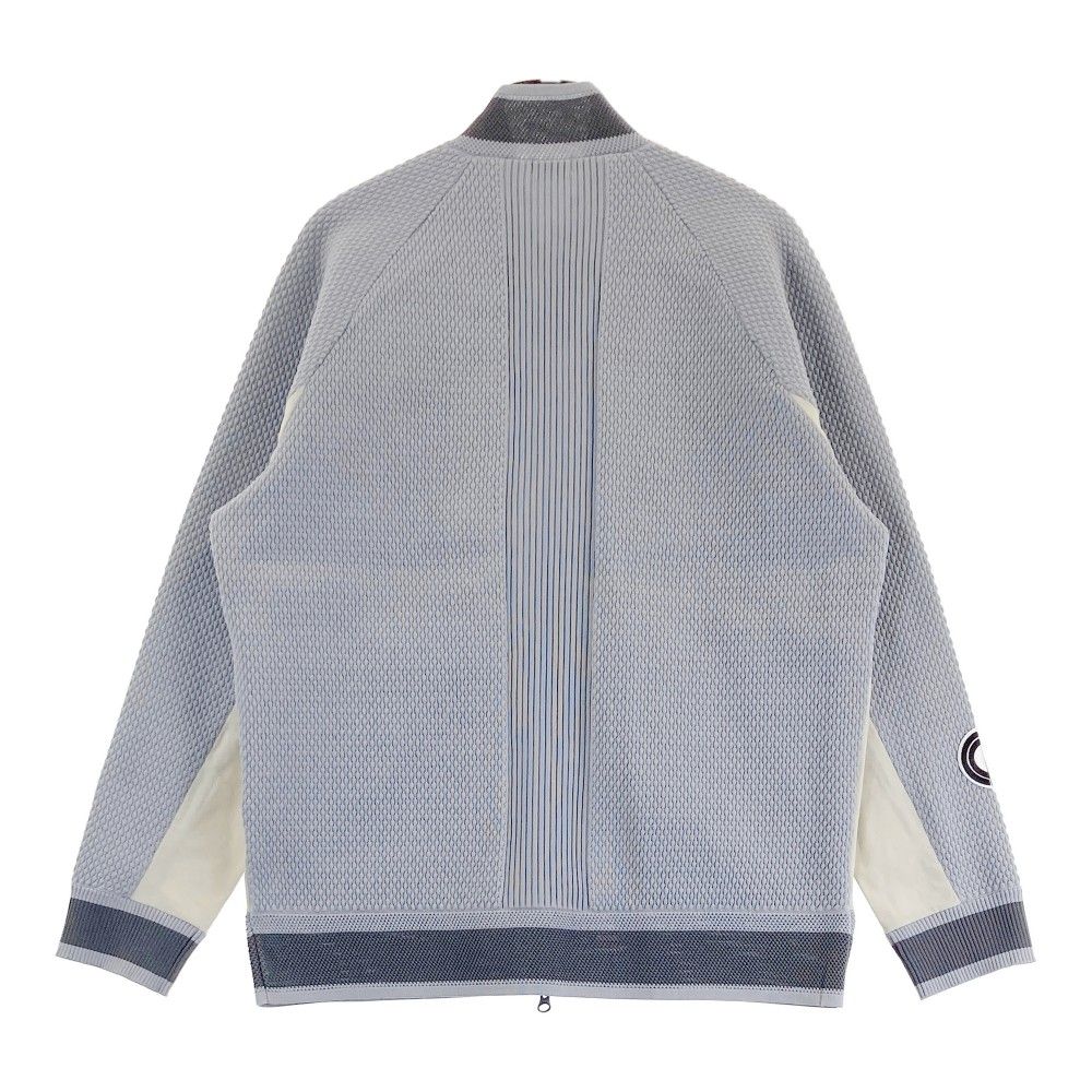 サイズ：4 CPG GOLF シーピージーゴルフ  切替 ニットジップジャケット  グレー系 [240101453272] ゴルフウェア メンズ ストスト CPG GOLF シーピージーゴルフ 切替 ニットジップジャケット