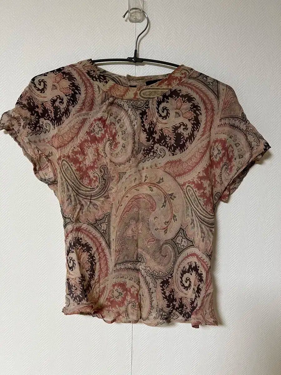 ETRO(エトロ) ペイズリー シルク ブラウス 42 - メルカリ