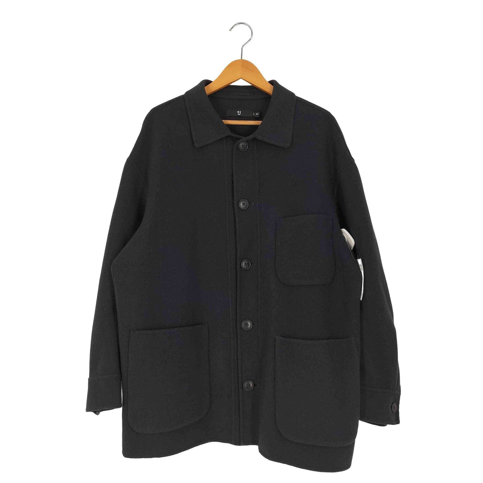 ユニクロプラスジェイ UNIQLO+J ウールブレンドオーバーサイズシャツジャケット メンズ JPN：L 