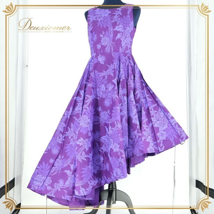 フラダンス ドレス パープル ALOHA STANDARDS 9号 美品 フラダンス用