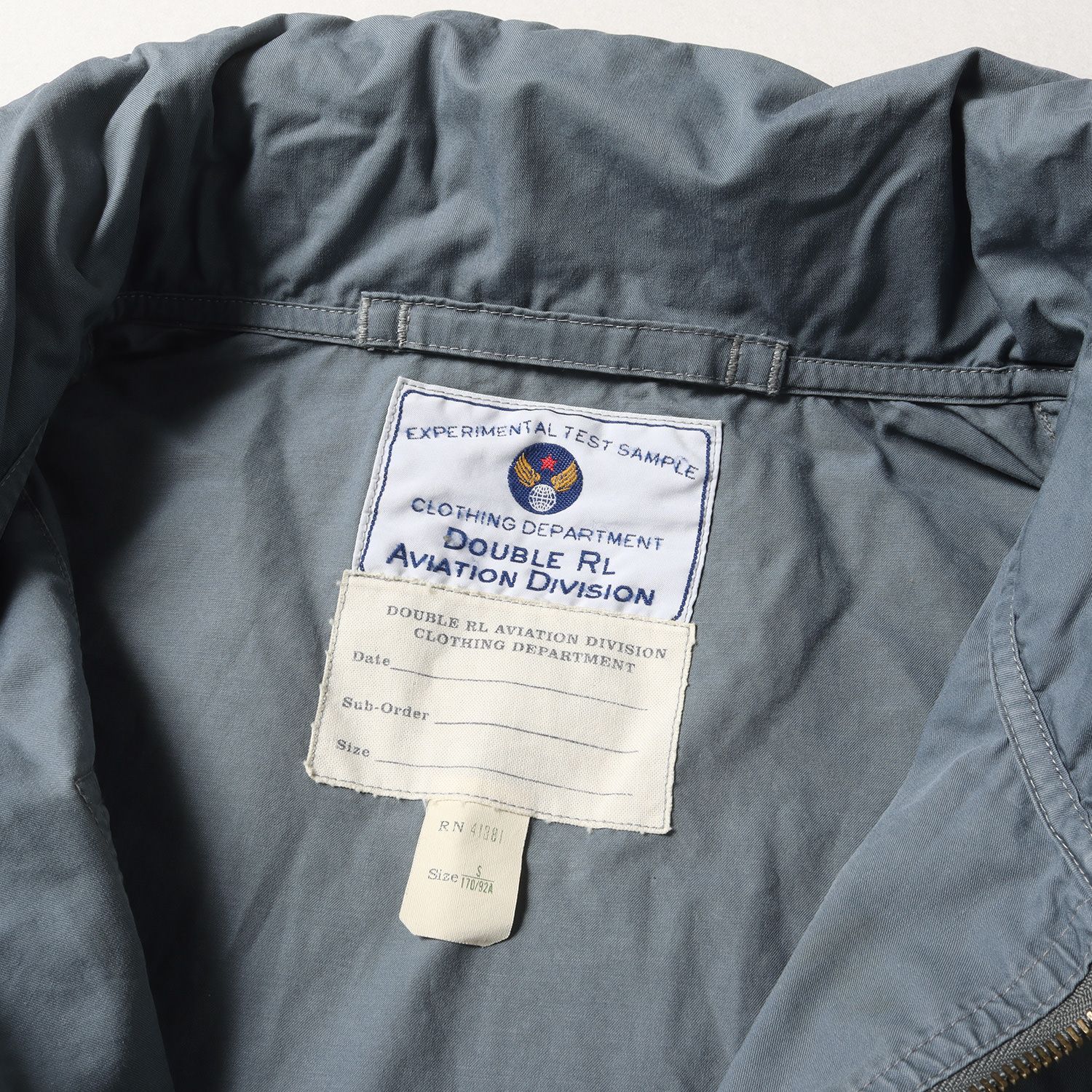 RRL ダブルアールエル ジャケット サイズ:S コットン フライト 